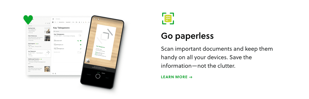 Go paperless